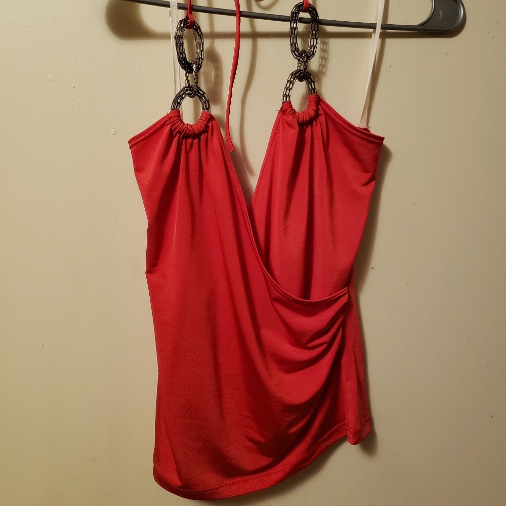Sonnia K Red Crop Top